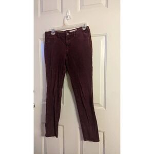 Pilcro and the Letterpress Serif Red Corduroy Pants 29